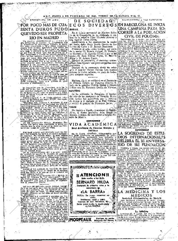 ABC MADRID 01-02-1945 página 12