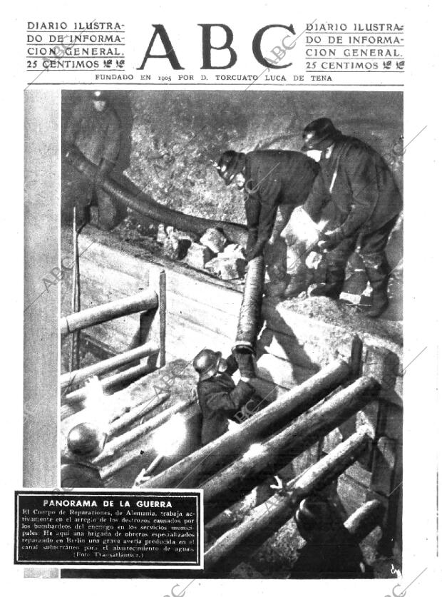 ABC MADRID 02-02-1945 página 1