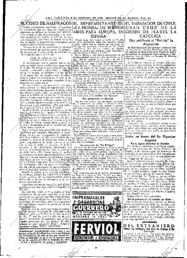 ABC MADRID 02-02-1945 página 11