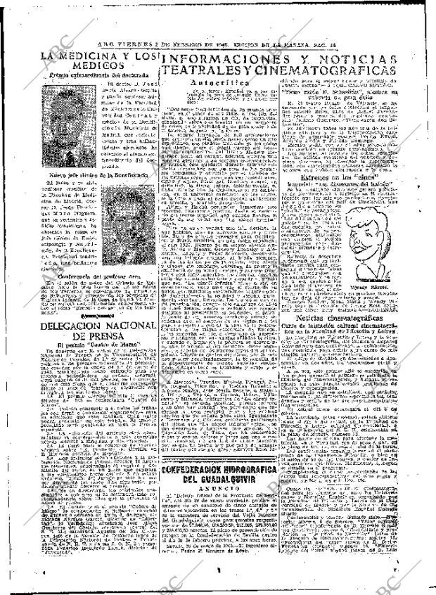 ABC MADRID 02-02-1945 página 16