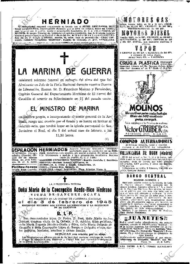 ABC MADRID 04-02-1945 página 2