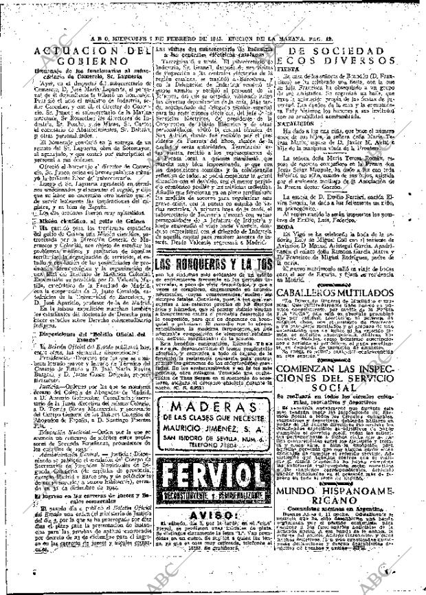 ABC MADRID 07-02-1945 página 12