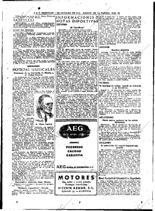 ABC MADRID 07-02-1945 página 19