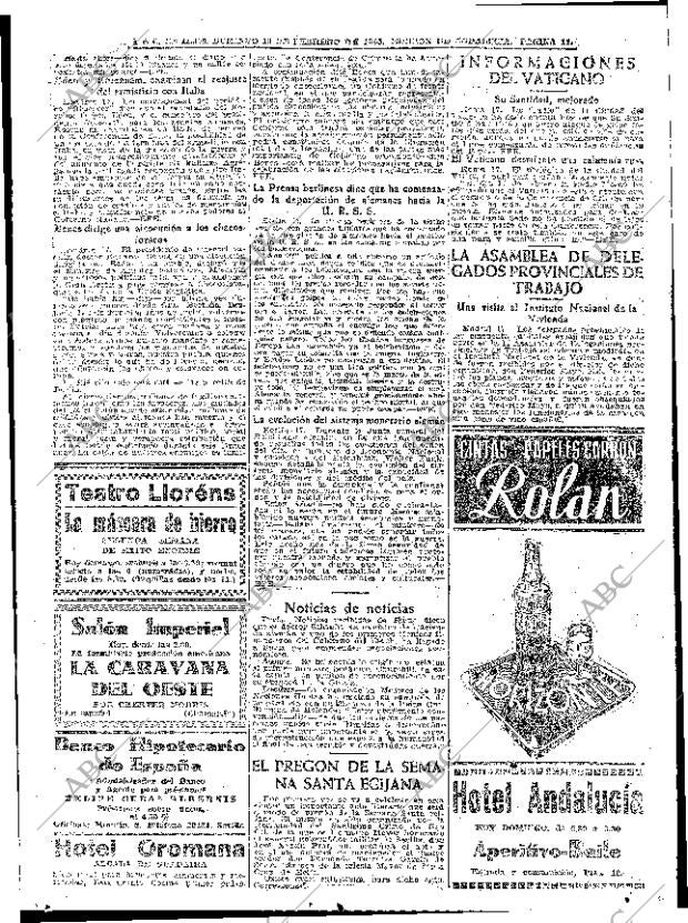 ABC SEVILLA 18-02-1945 página 11