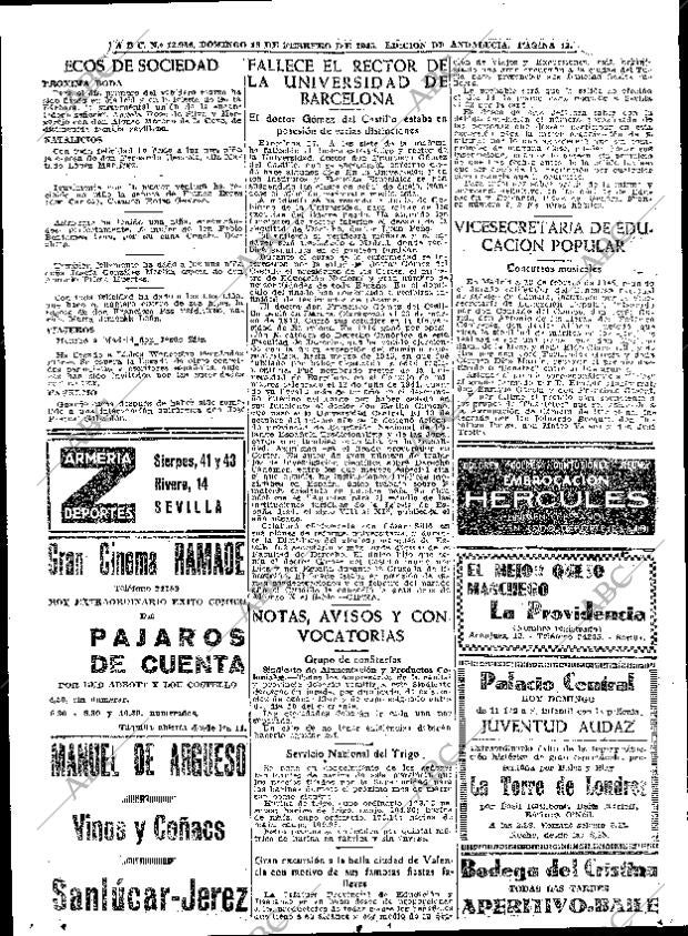 ABC SEVILLA 18-02-1945 página 12