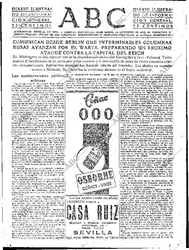 ABC SEVILLA 18-02-1945 página 7