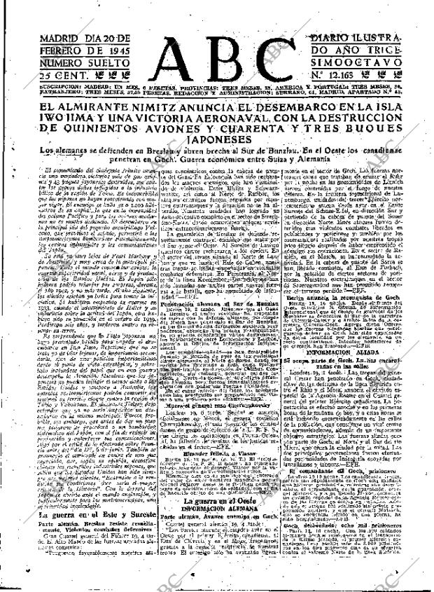 ABC MADRID 20-02-1945 página 7