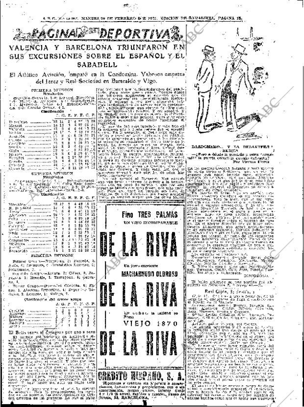 ABC SEVILLA 20-02-1945 página 15