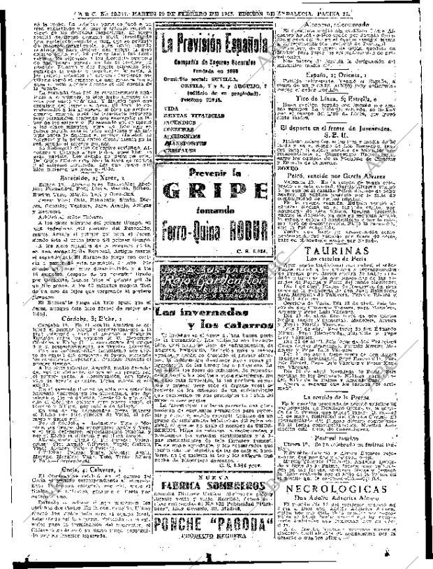 ABC SEVILLA 20-02-1945 página 17