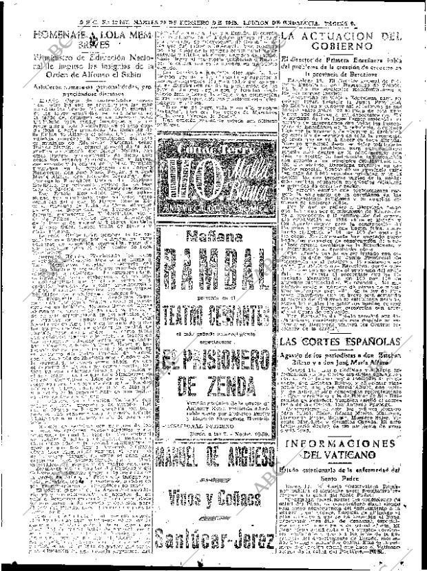 ABC SEVILLA 20-02-1945 página 9