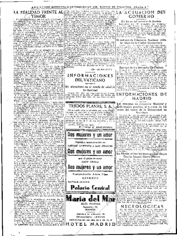 ABC SEVILLA 21-02-1945 página 4