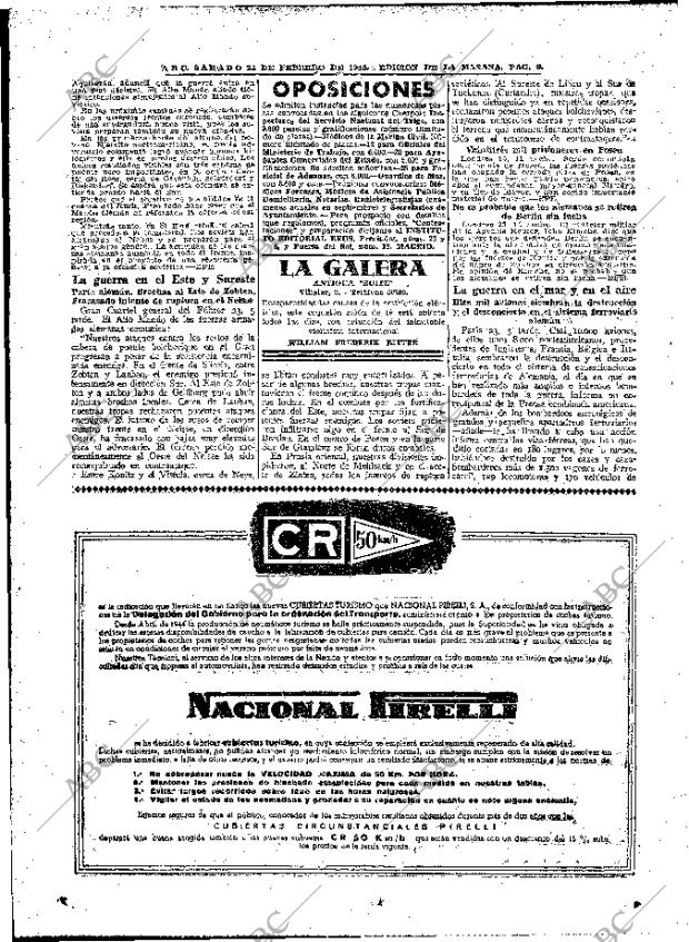 ABC MADRID 24-02-1945 página 8