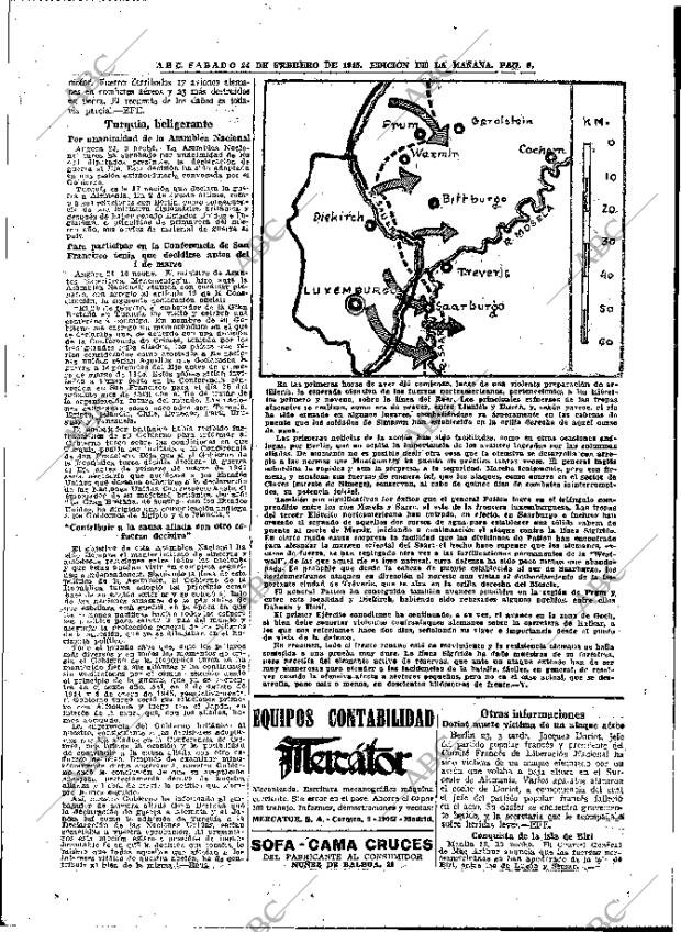 ABC MADRID 24-02-1945 página 9