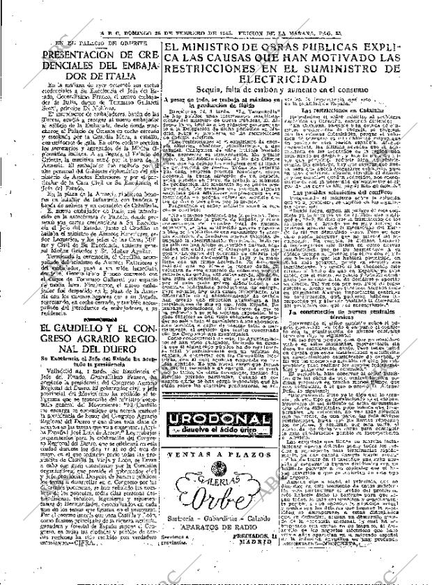 ABC MADRID 25-02-1945 página 35