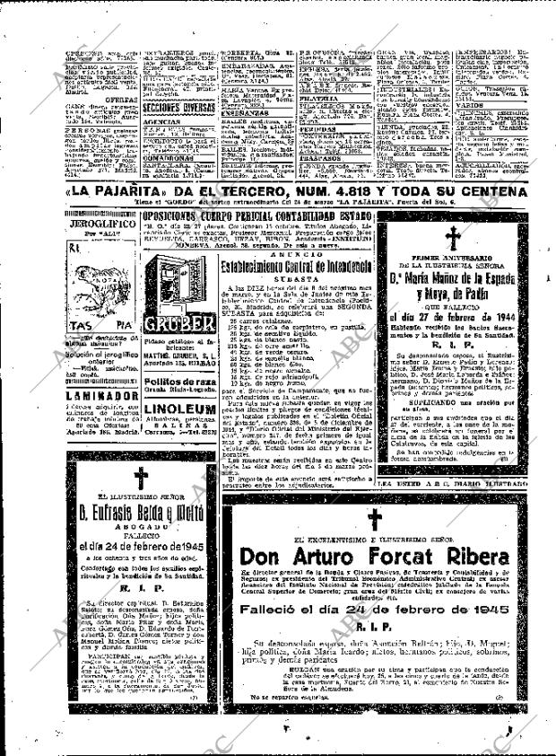 ABC MADRID 25-02-1945 página 44