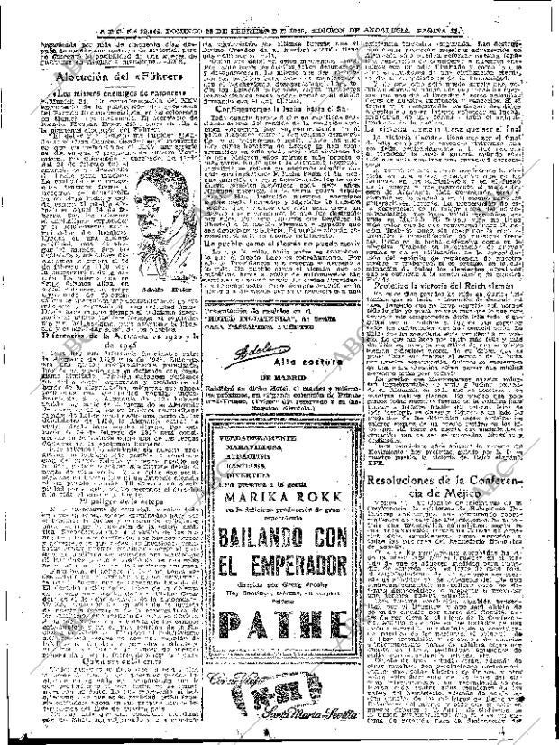 ABC SEVILLA 25-02-1945 página 11