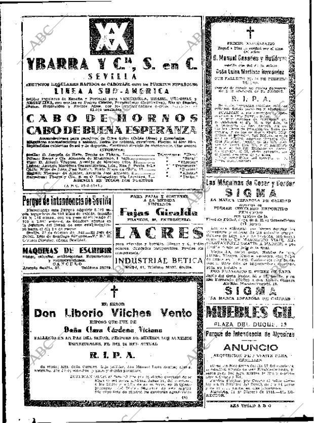 ABC SEVILLA 25-02-1945 página 18