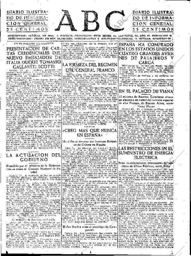 ABC SEVILLA 25-02-1945 página 7