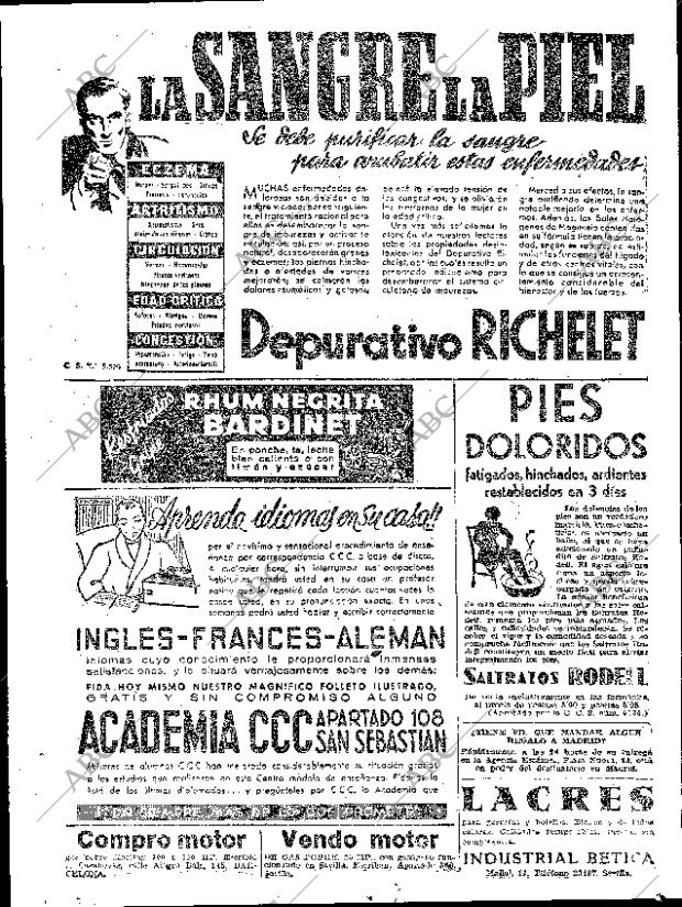 ABC SEVILLA 27-02-1945 página 12