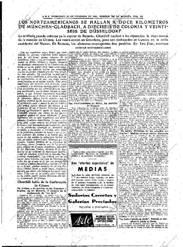 ABC MADRID 28-02-1945 página 11