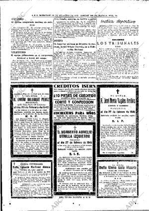 ABC MADRID 28-02-1945 página 18
