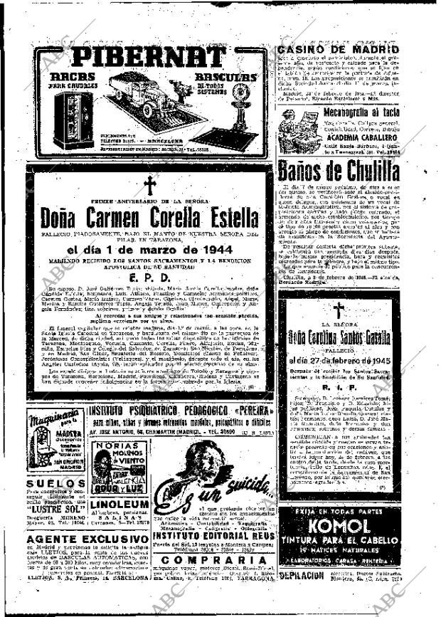 ABC MADRID 28-02-1945 página 2