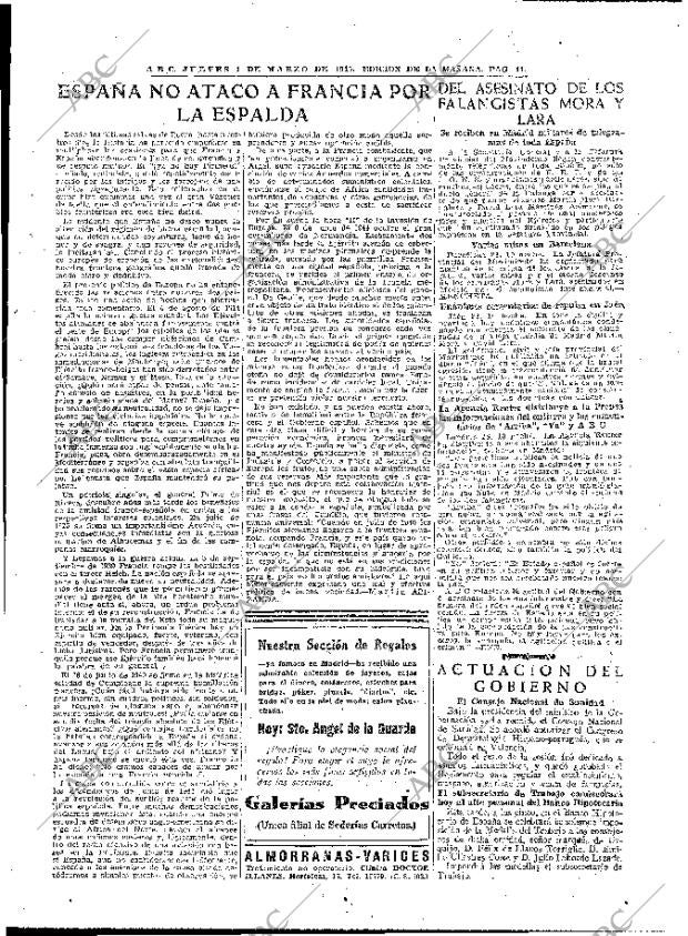 ABC MADRID 01-03-1945 página 11