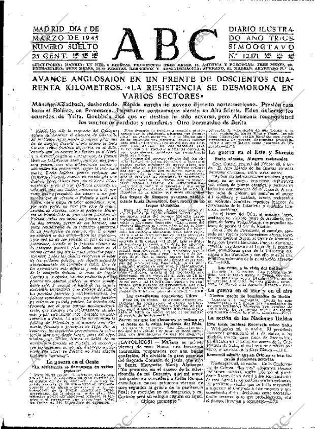 ABC MADRID 01-03-1945 página 7