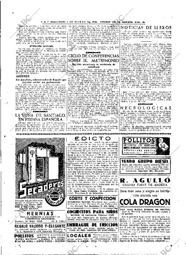 ABC MADRID 07-03-1945 página 19