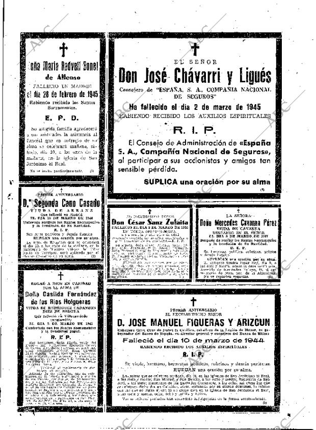 ABC MADRID 09-03-1945 página 19