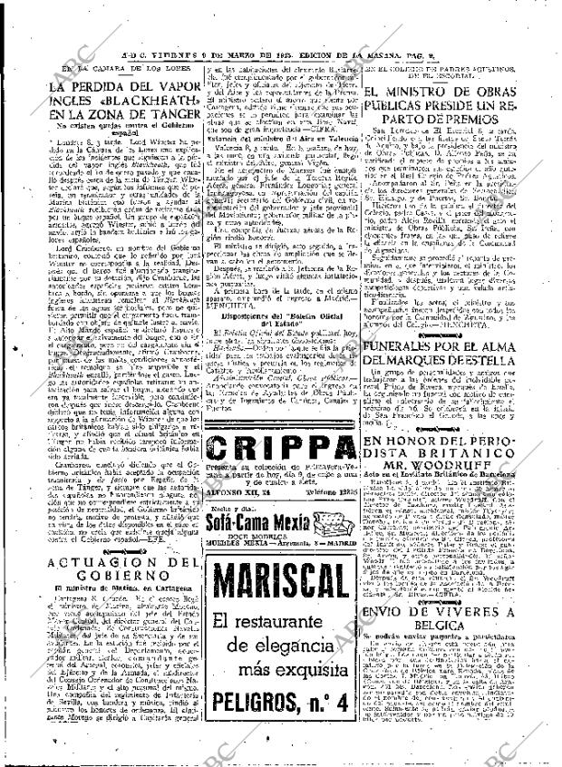 ABC MADRID 09-03-1945 página 9