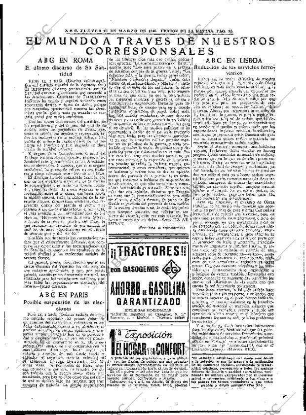 ABC MADRID 15-03-1945 página 11