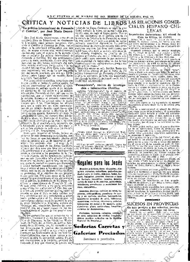 ABC MADRID 15-03-1945 página 13