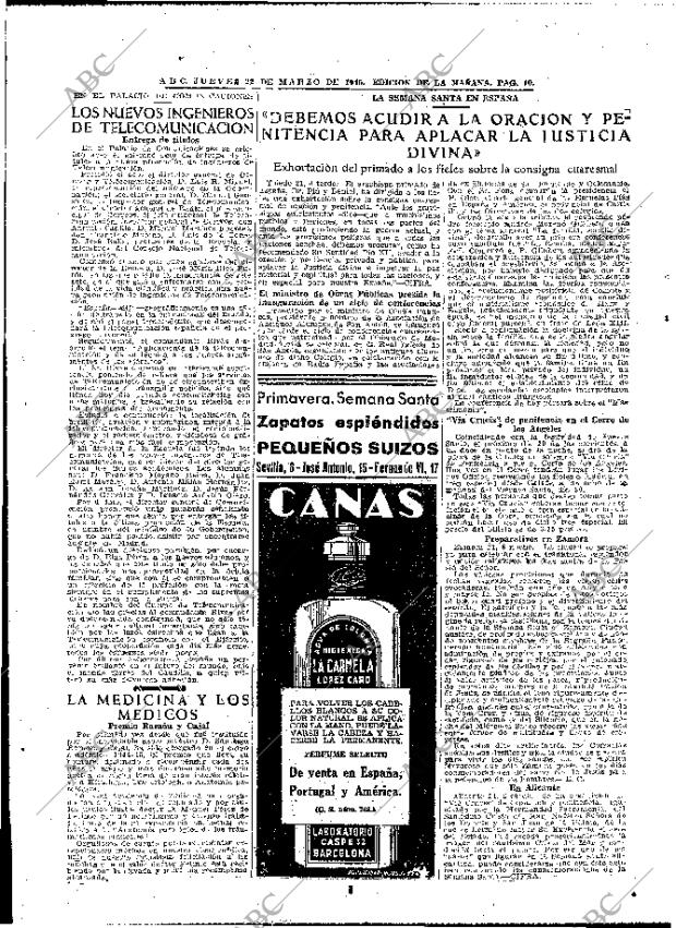 ABC MADRID 22-03-1945 página 10