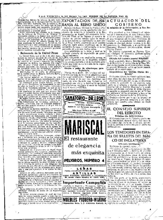 ABC MADRID 23-03-1945 página 10