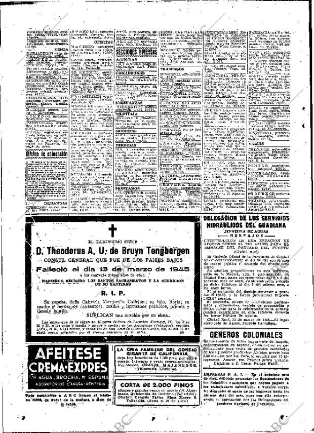 ABC MADRID 23-03-1945 página 18