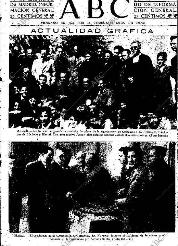 ABC SEVILLA 23-03-1945 página 1