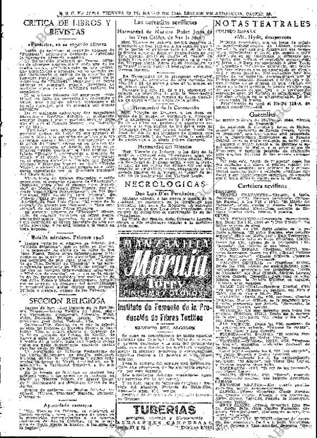 ABC SEVILLA 23-03-1945 página 13