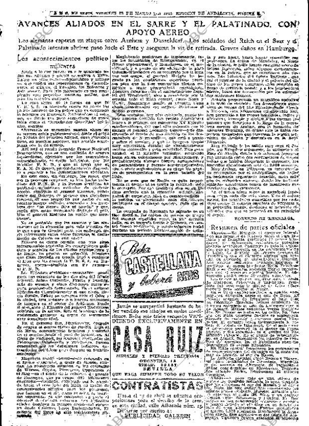 ABC SEVILLA 23-03-1945 página 5