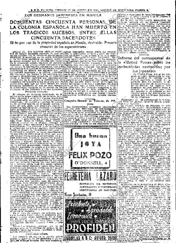ABC SEVILLA 23-03-1945 página 9
