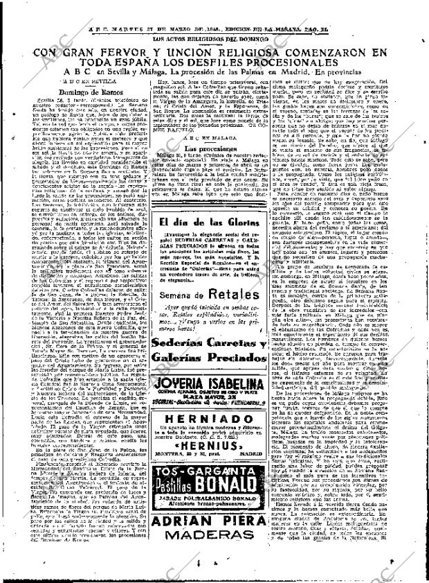 ABC MADRID 27-03-1945 página 11