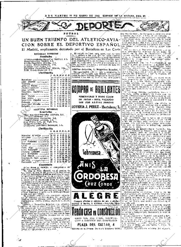 ABC MADRID 27-03-1945 página 20