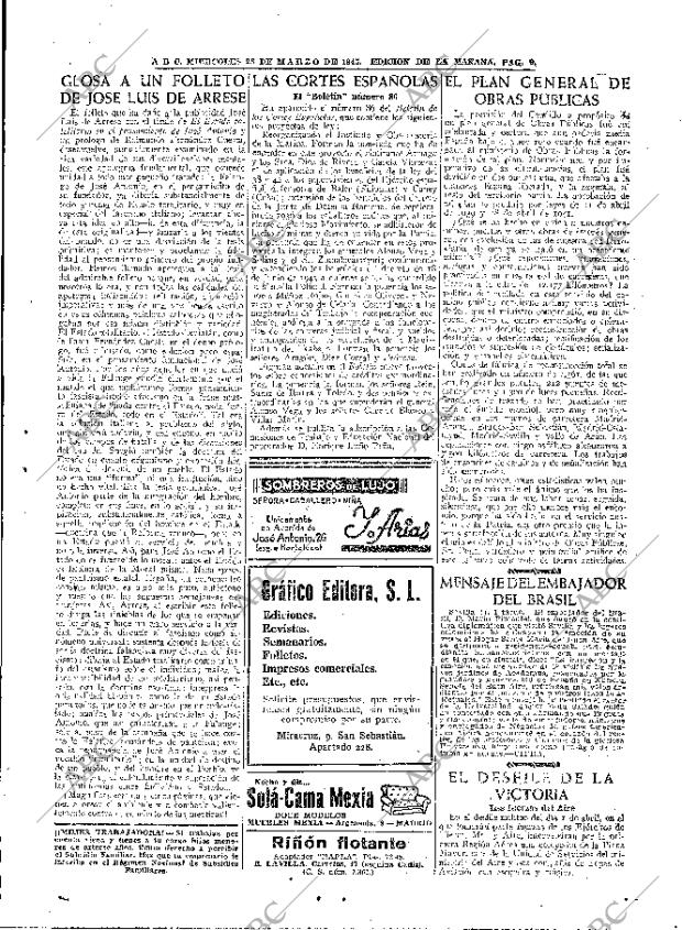 ABC MADRID 28-03-1945 página 9