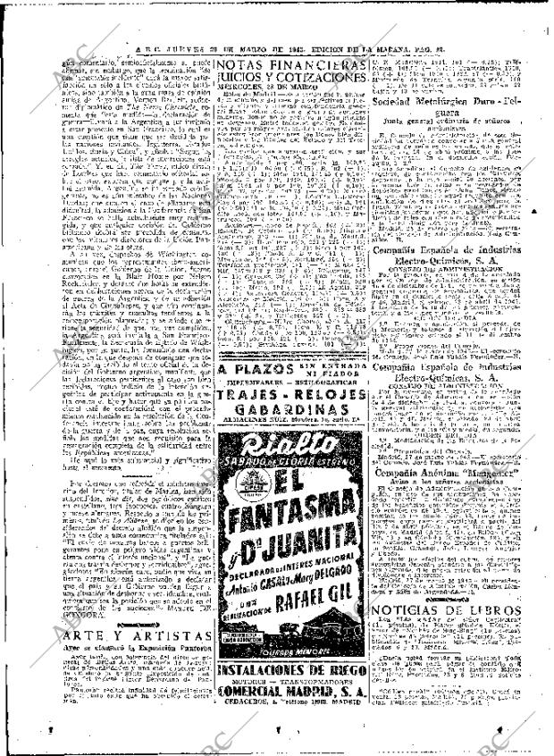 ABC MADRID 29-03-1945 página 22