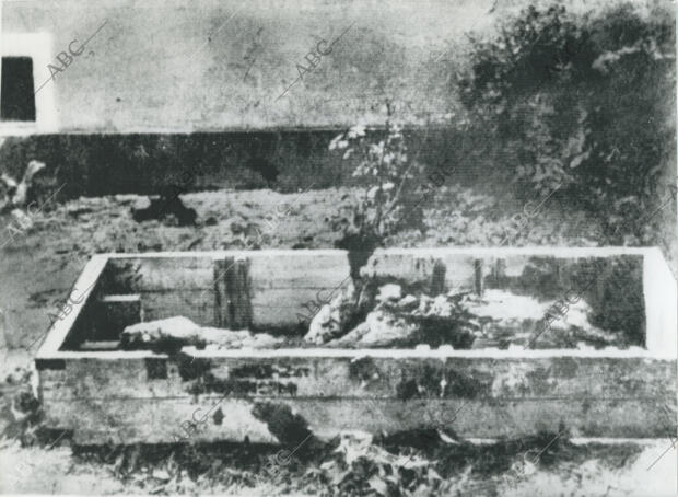 Fotografía hecha por un fotógrafo sovietico en la que están, al parecer, los...