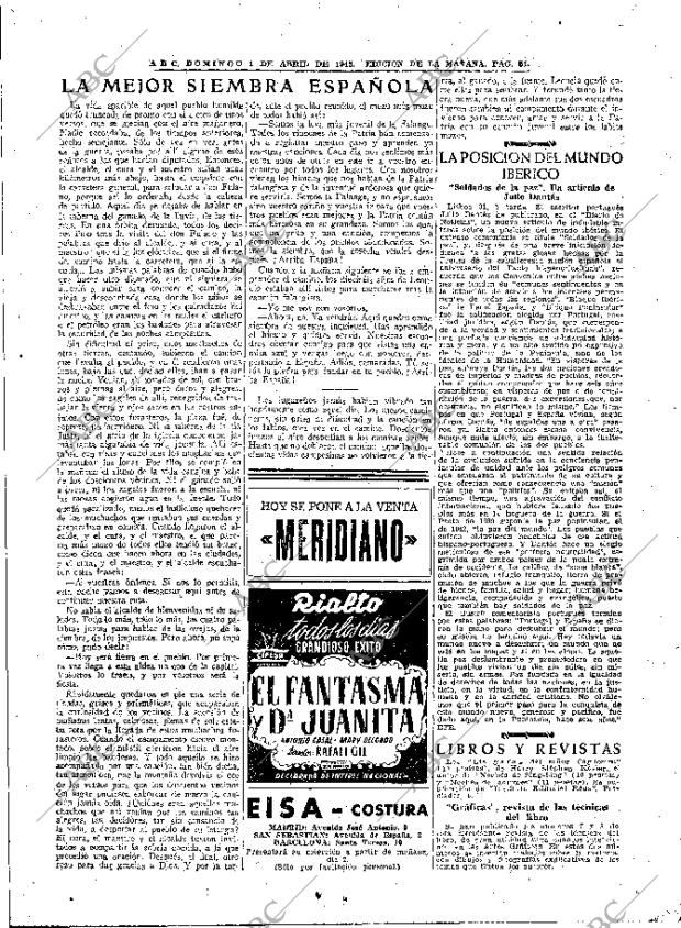 ABC MADRID 01-04-1945 página 49