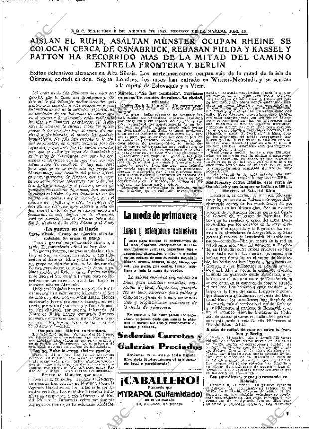 ABC MADRID 03-04-1945 página 13