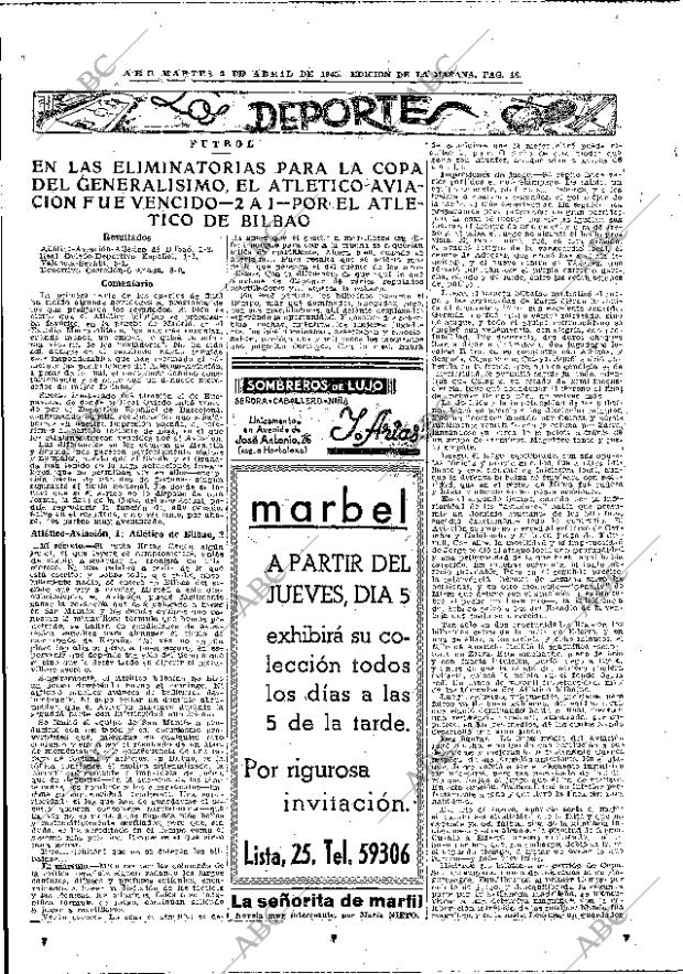 ABC MADRID 03-04-1945 página 18