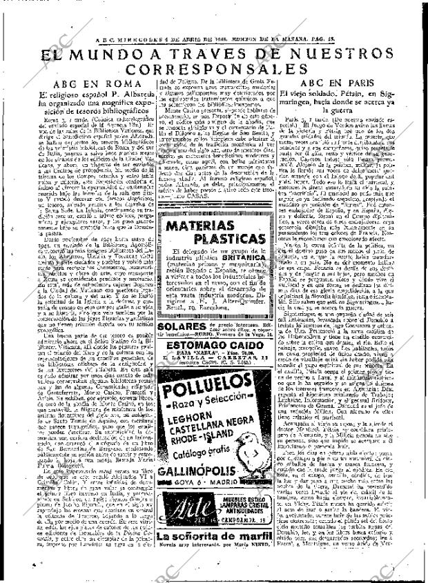 ABC MADRID 04-04-1945 página 13