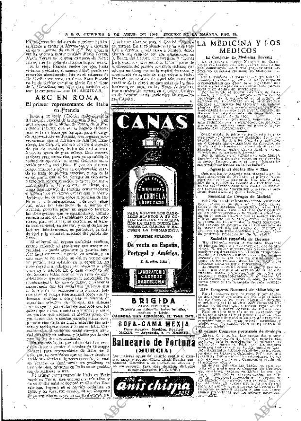 ABC MADRID 05-04-1945 página 38